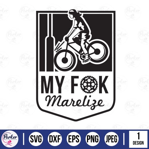 my genade my f@k fok marelize Marelize badge shaped rugby poles bike fiets rugby pale South African sayings circular badge cutting file cut file cutting machine laser cut machine cricut silhouette