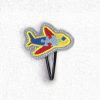 puzzle detail puzzled plane aeroplane airplane boeing embroidery design support autism awareness feltie