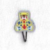 sit sitting puzzle detail puzzled teddy bear teddie embroidery design support autism awareness feltie