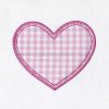 pink white gingham check blanket stitch download machine embroidery design