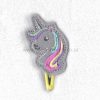 unicorn head feltie silver horn pastel colored mane hair machine embroidery download design