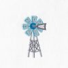 south african farm windmill windpomp gray blue teal applique machine embroidery download design
