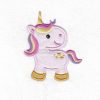 baby pony unicorn one horn mythical horse looking back machine embroidery download design